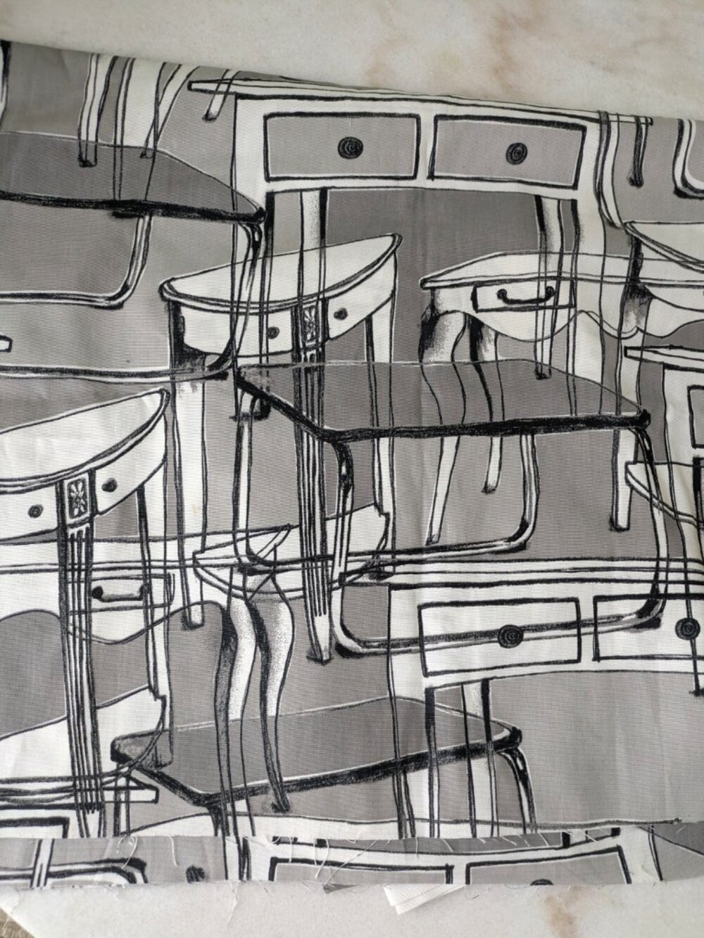 IKEA fabric 2011 Kirsi Sundell 60"x42" fabric remnant